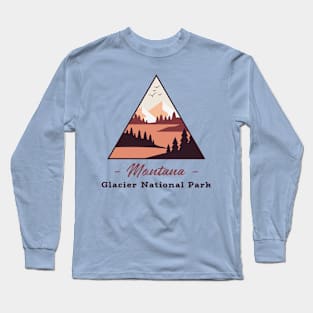 Montana glacier national park Long Sleeve T-Shirt